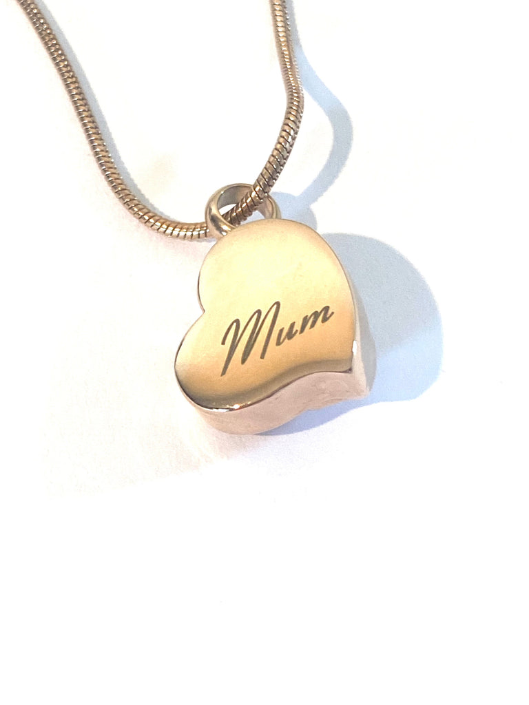 Heart to Heart - Cremation Keepsake Necklace for Ashes PRAGMA - Cremation Jewellery & Urns  Cremation Jewellery cremation necklace