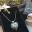 "Always In My Heart" - Gold/Silver Cremation Necklace Pendant - PRAGMA - Cremation Jewellery & Keepsakes