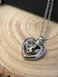 Always in My Heart - Silver Cremation Necklace for Pets