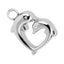 Dolphin Heart - Cremation Pendant & Necklace