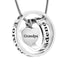 Eternity Love Heart 'No Longer By My Side, Forever In My Heart' Ashes Pendant - PRAGMA - Cremation Jewellery & Keepsakes
