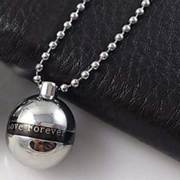 Globe Ashes Cremation Pendant & Necklace - PRAGMA - Cremation Jewellery & Keepsakes