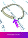 Gold Diamante Bracelet for Ashes PRAGMA - Cremation Jewellery & Keepsakes cremation necklace
