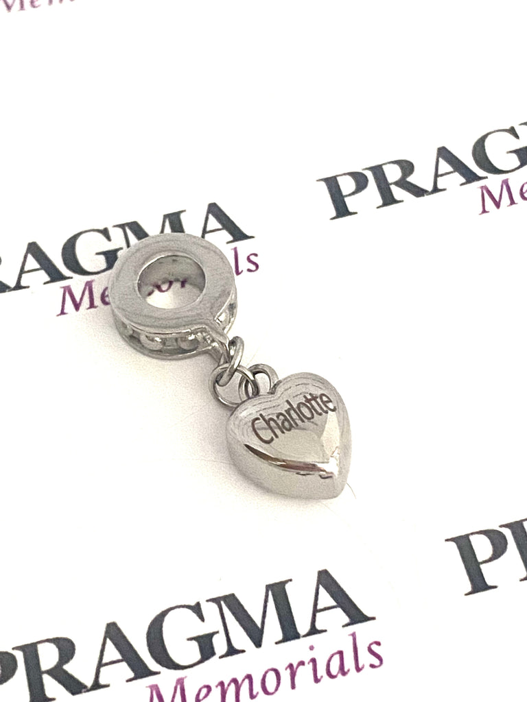 Heart Bracelet Charm - Keepsake for Ashes PRAGMA - Cremation Jewellery & Urns  Cremation Jewellery cremation necklace