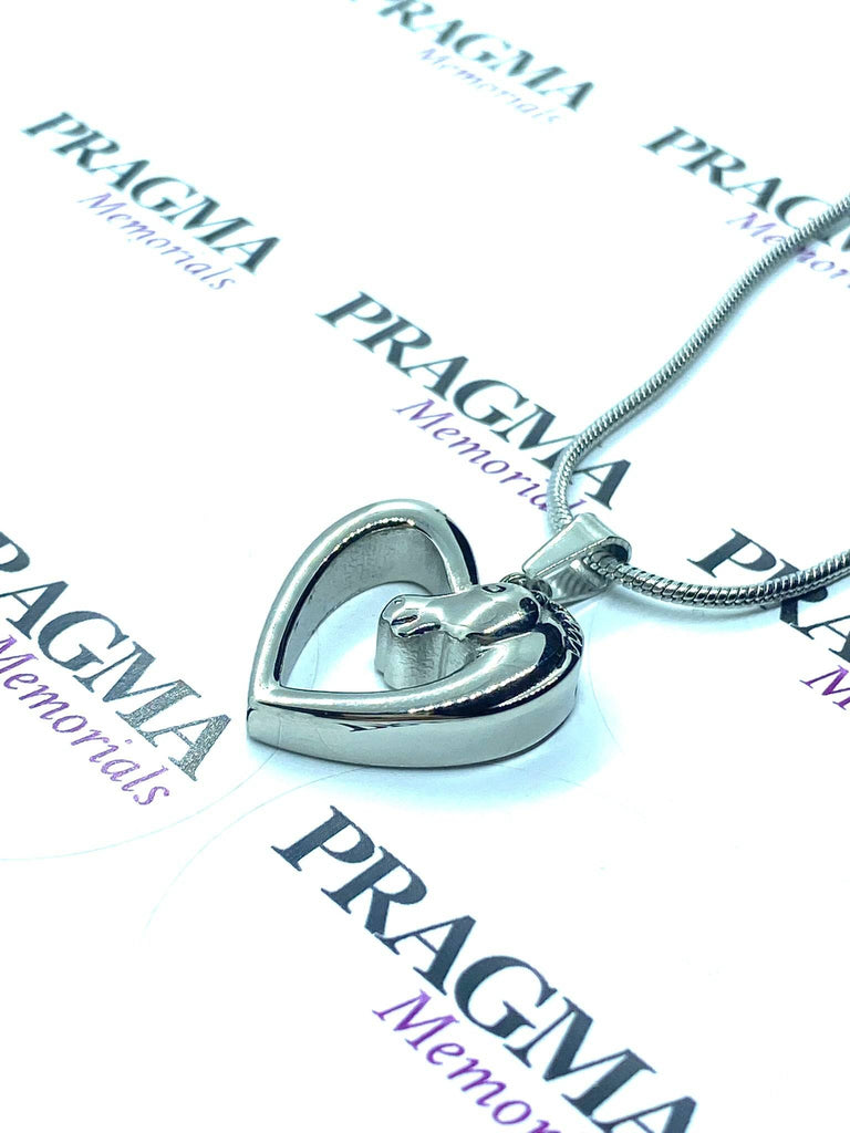 Horse In My Heart - Cremation Pendant for Ashes PRAGMA - Cremation Jewellery & Keepsakes Cremation Jewellery cremation necklace