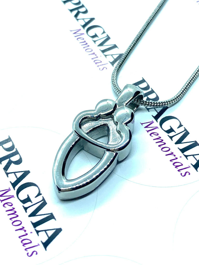 Partners Forever Love Ashes Pendant Pragma-memorials cremation necklace