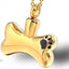 Paw Print Dog Bone Pet Cremation Urn Necklace - PRAGMA - Cremation Jewellery & Keepsakes