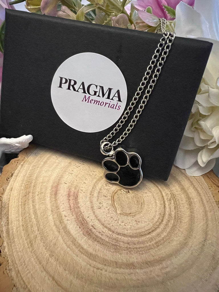Pet Paw Mini Chain Pendant PRAGMA - Cremation Jewellery & Urns  cremation necklace