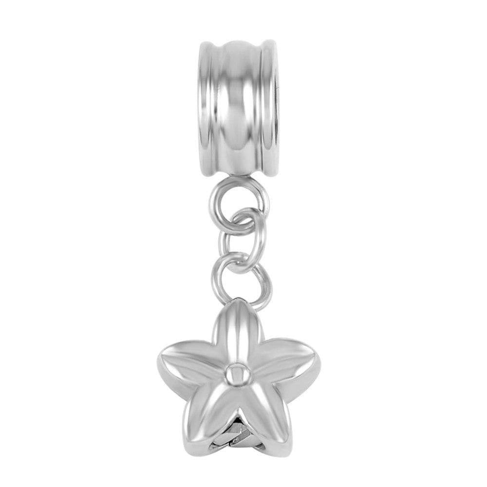 Silver Flower - Bracelet Keepsake Charm for Ashes - PRAGMA - Cremation Jewellery & Keepsakes