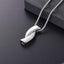 Stunning Silver & Crystal Pendant and Necklace for Cremation Ashes - PRAGMA - Cremation Jewellery & Keepsakes